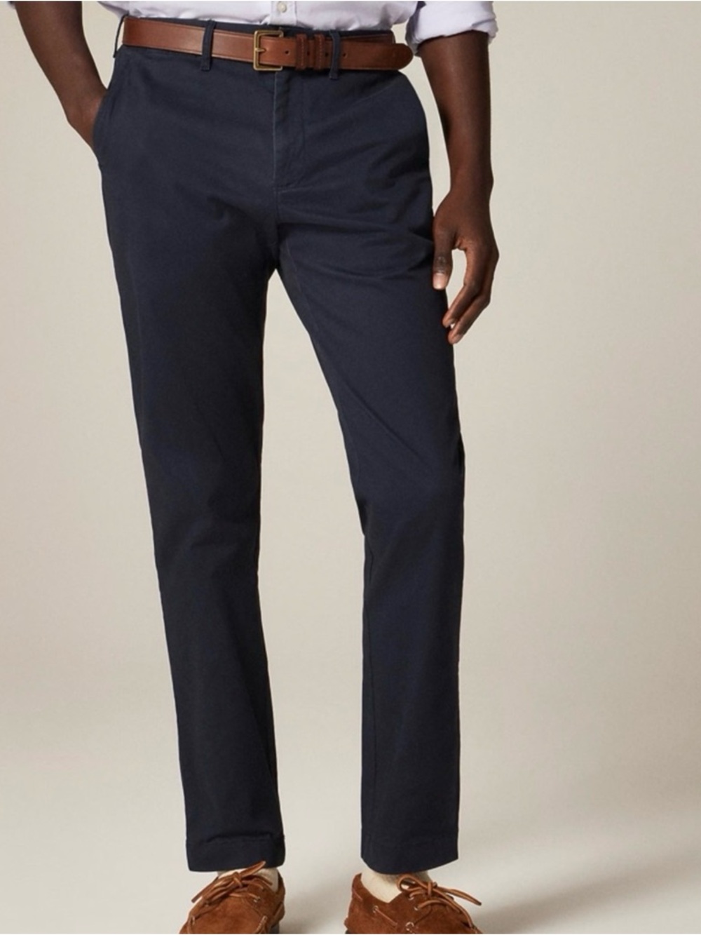 J. Crew Men's Navy Pants - 770 Straight Fit Size 33x32 - Picture 3 of 5